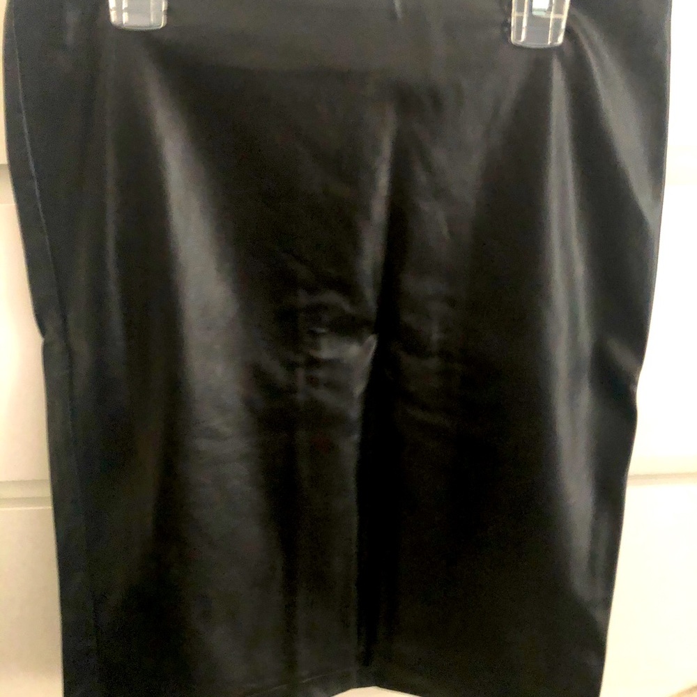 Bishop + young vegan leather skirt